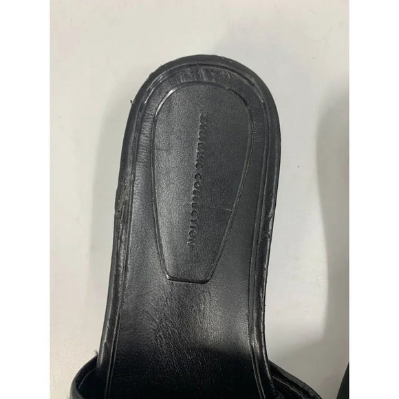 Zara Women's Furry Adjustable Strap Small Platform Slides Size 6.5 - Picture 11 of 16